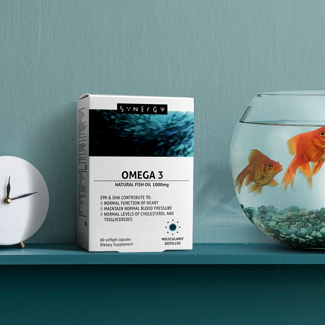 Synergy OMEGA 3 1000mg капсули, 60 капсули