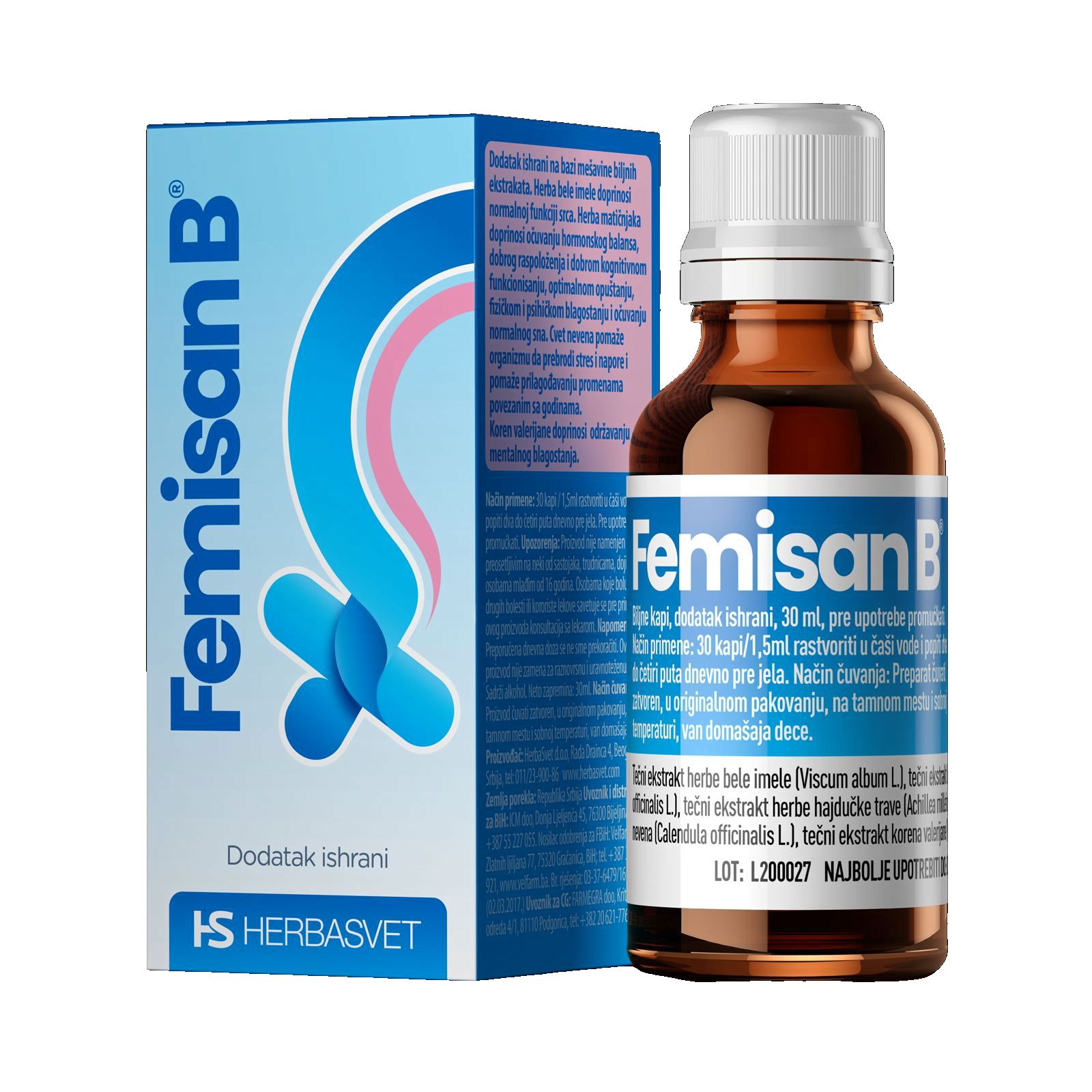 FEMISAN B билни капки 30ml