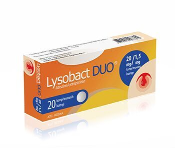 Lysobact DUO таблети за шмукање, 20 таблети