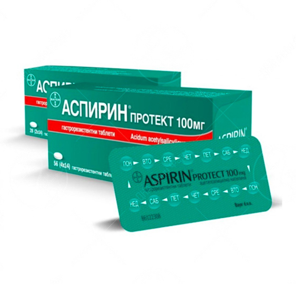 BAYER ASPIRIN PROTECT таблети 100mg, 56 парчиња