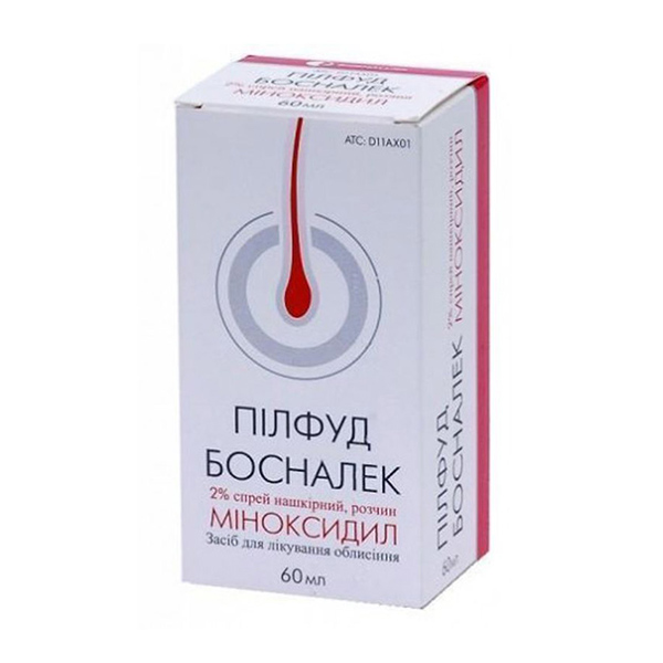 BOSNALIJEK PILFUD лосион за коса 0.02, 60 ml
