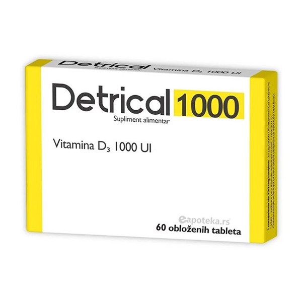 Dr.Theiss ZDROVIT DETRICAL 1000 IU таблети , 60 парчиња
