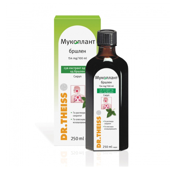 Dr.Theiss МУКОПЛАНТ БРШЛЕН сируп , 250 ml