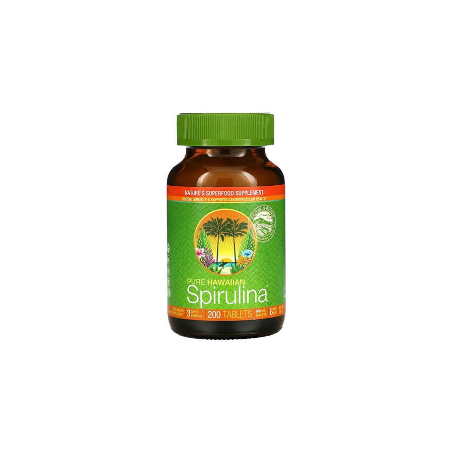 NOW Hawaiian Spirulina таблети 500 mg, 200 парчиња