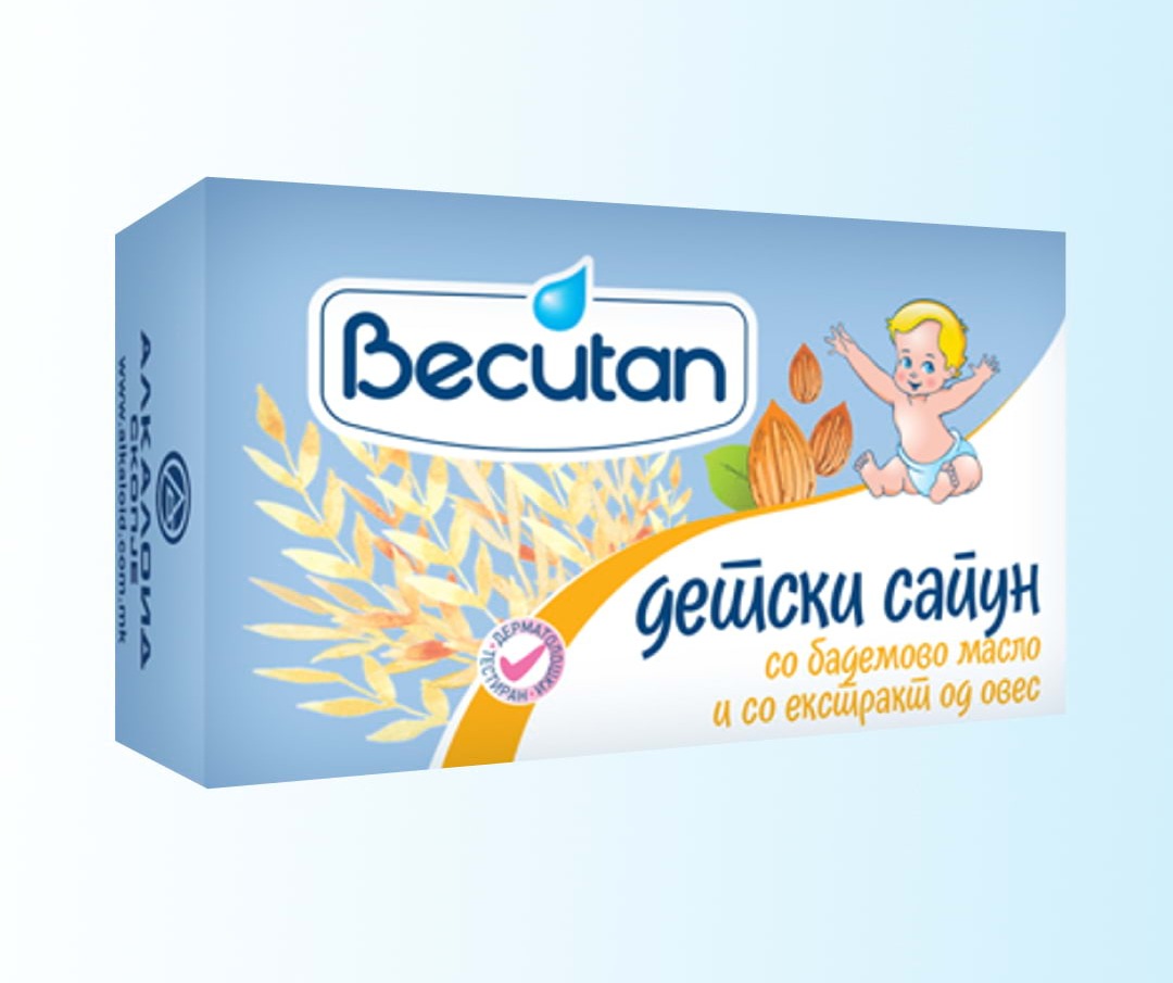ALKALOID BECUTAN СО БАДЕМ сапун , 90 g